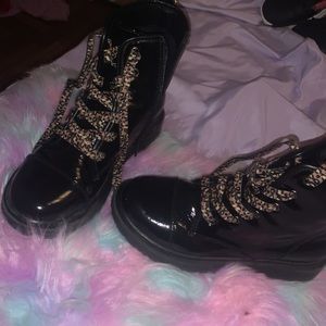 Girls Combat Boots